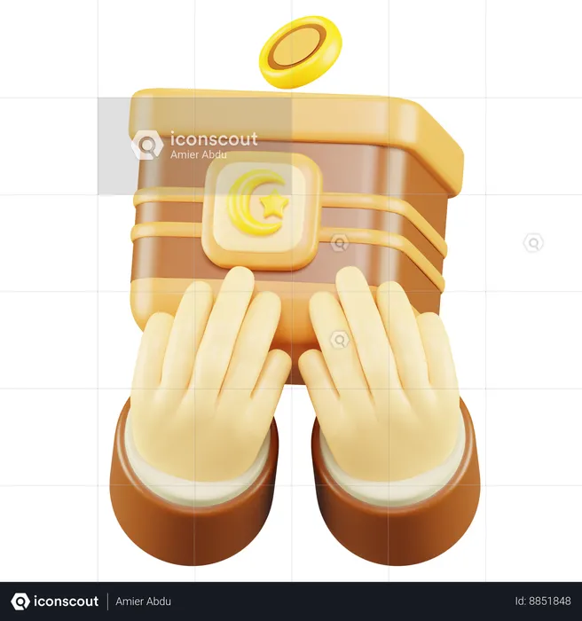 Caja de donación  3D Icon