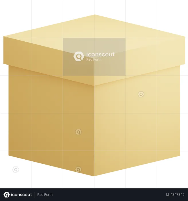 Caja de entrega  3D Illustration