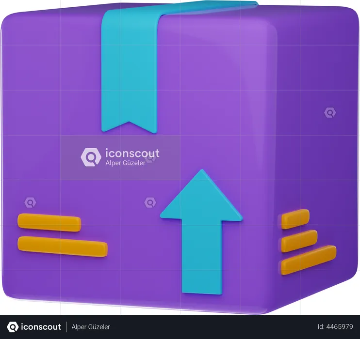 Caja de entrega  3D Illustration