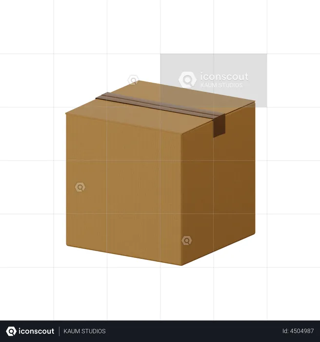 Caja de entrega  3D Illustration