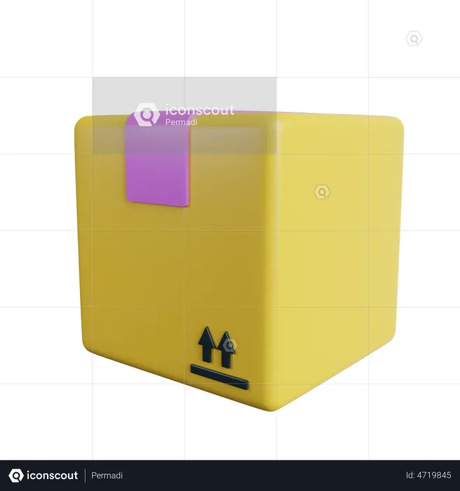 Caja de entrega  3D Illustration