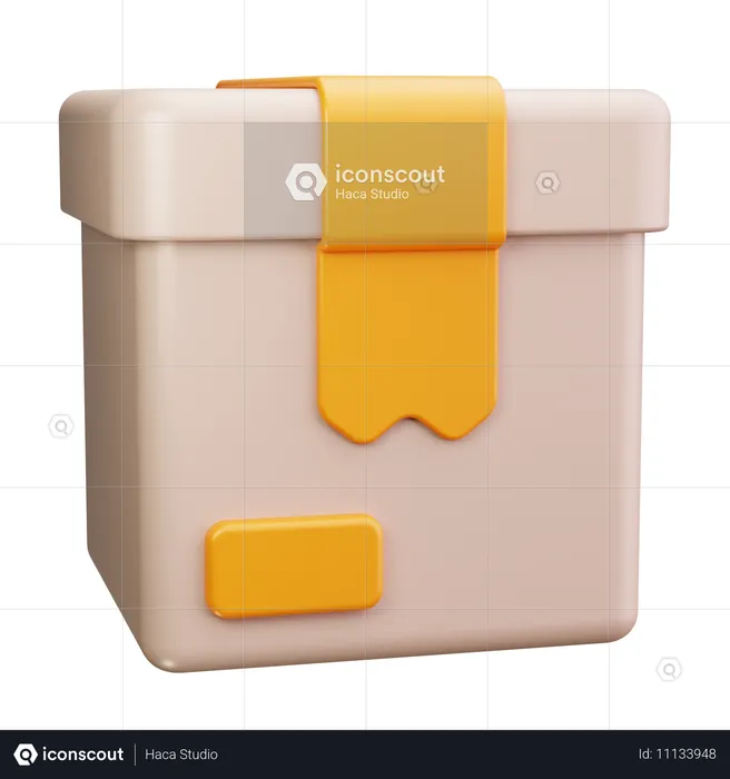 Caja de envío  3D Icon