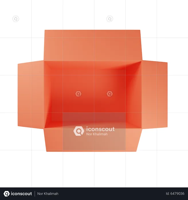 Abrir caja de envío  3D Icon