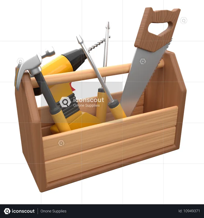 Caja de herramientas  3D Icon