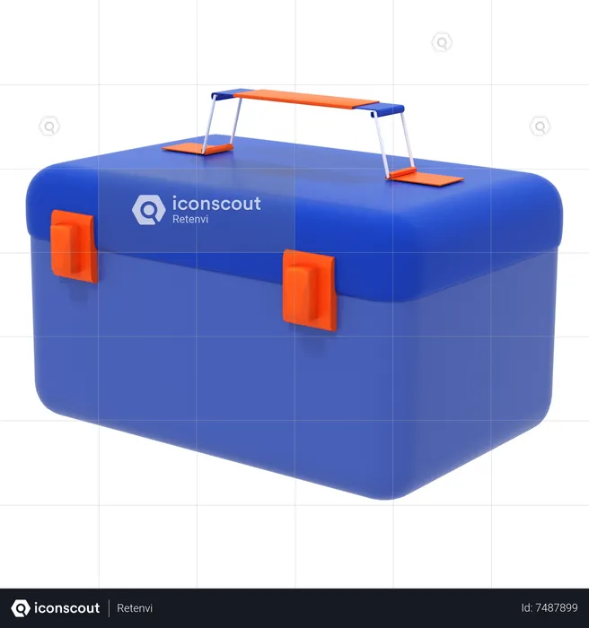 Caja de herramientas  3D Icon