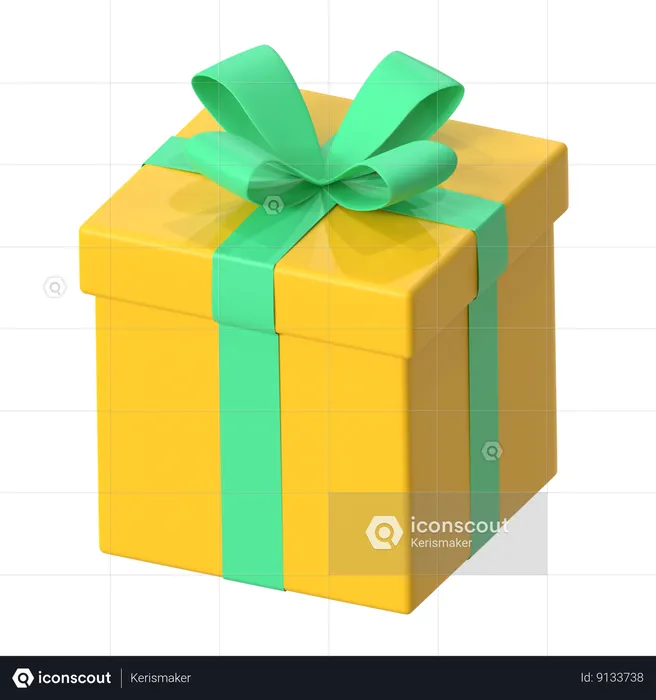 Caja de regalo  3D Icon