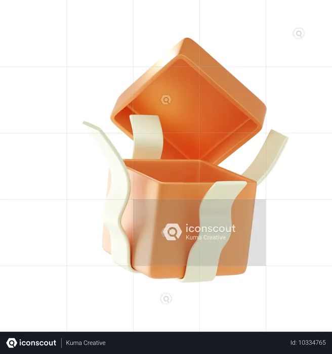 Caja de regalo  3D Icon