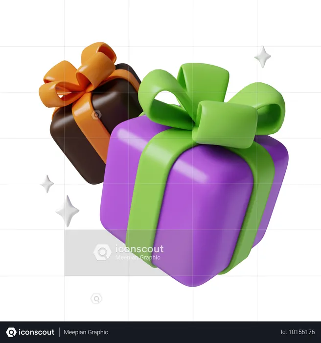 Caja de regalo  3D Icon