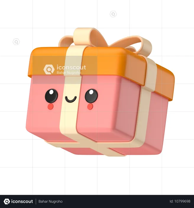 Caja de regalo  3D Icon