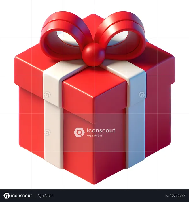 Caja de regalo  3D Icon