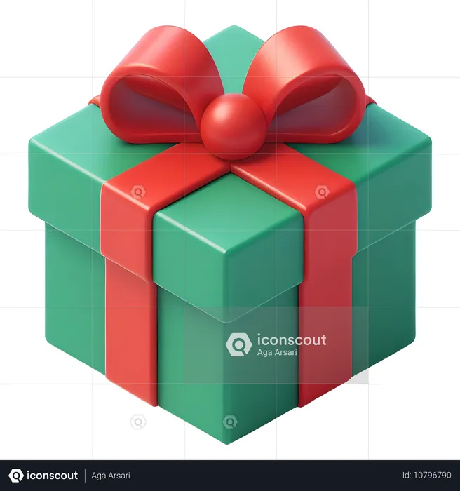 Caja de regalo  3D Icon