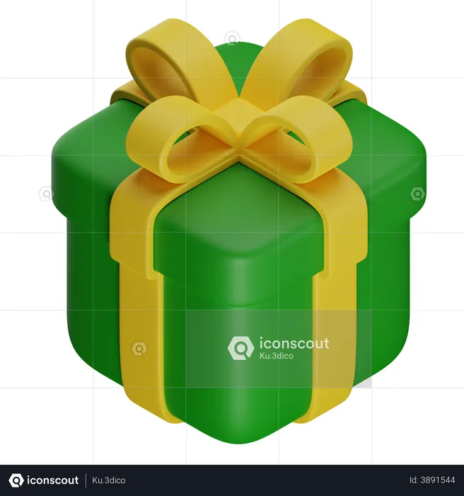 Caja de regalo  3D Icon