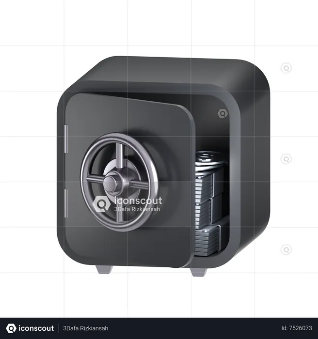 Caja de seguridad  3D Icon