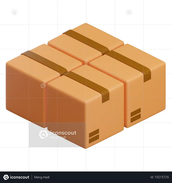 Caja isométrica  3D Icon