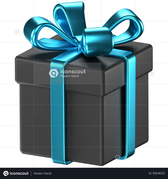 Caja de regalo  3D Icon