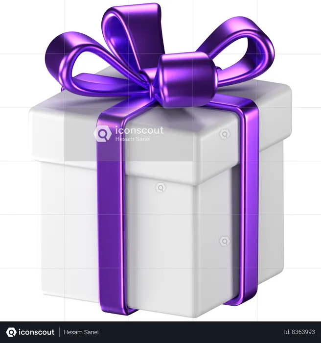 Caja de regalo  3D Icon