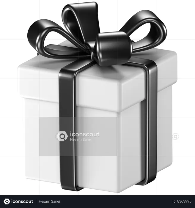 Caja de regalo  3D Icon