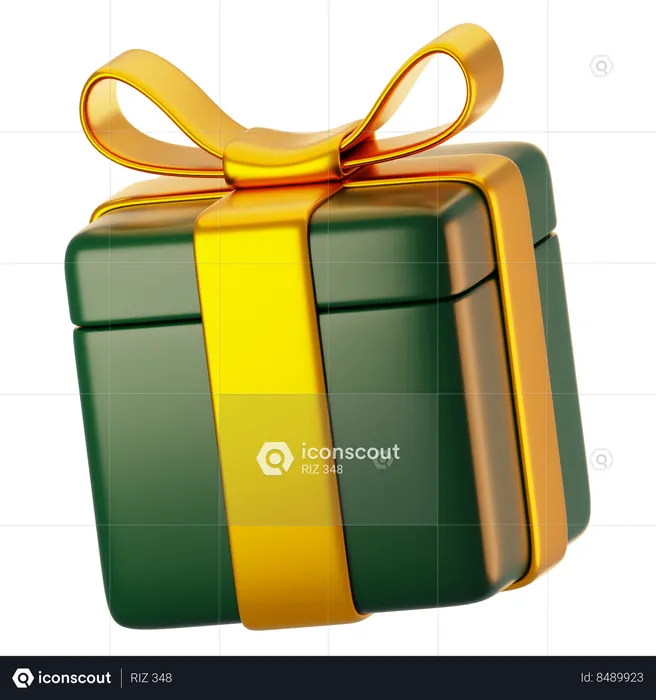 Caja de regalo  3D Icon