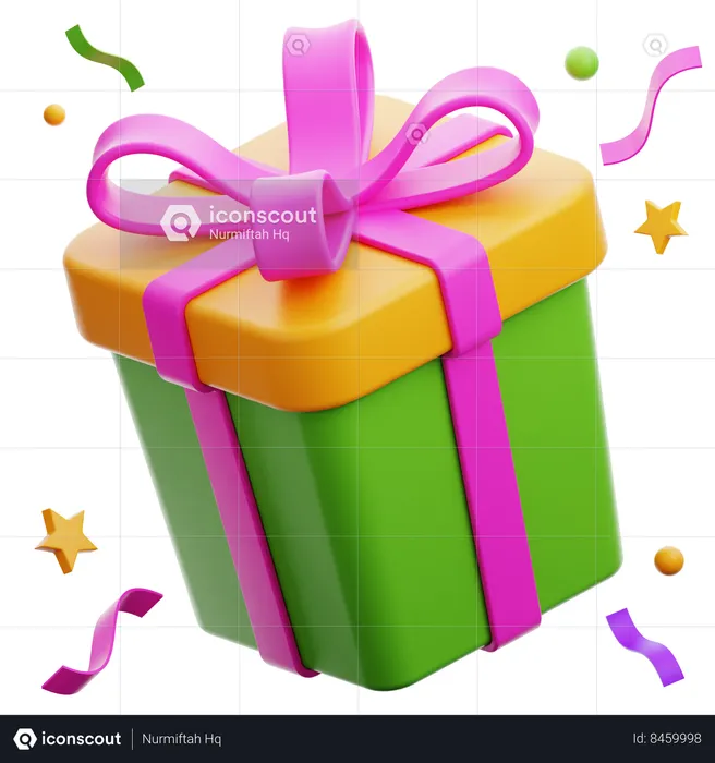 Caja de regalo  3D Icon