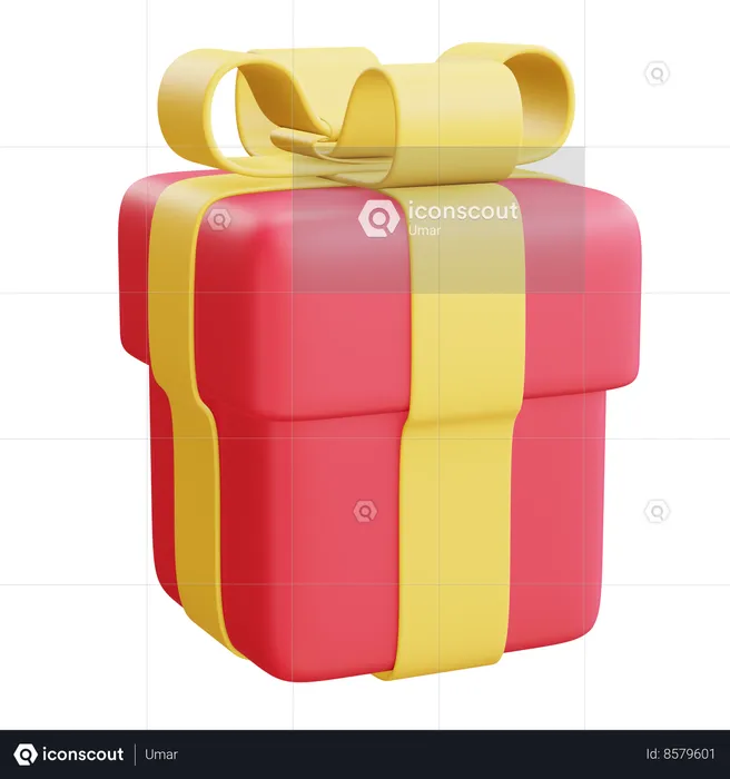 Caja de regalo  3D Icon