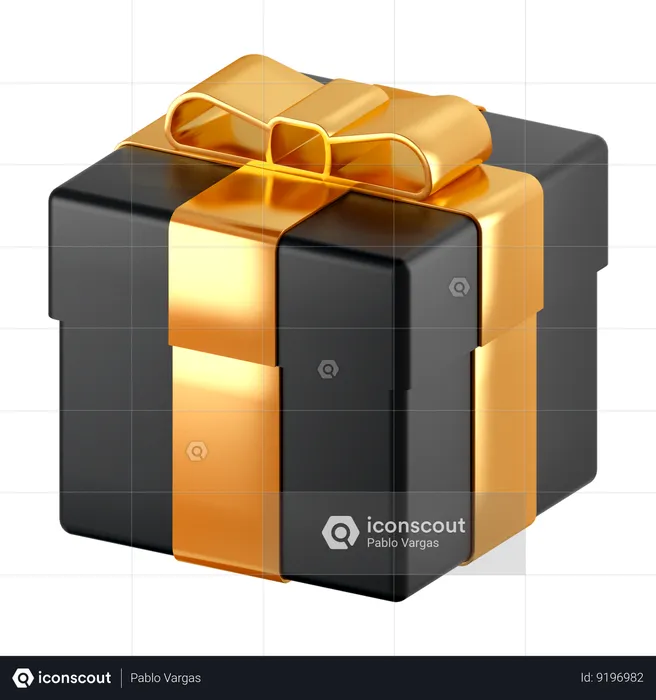 Caja de regalo  3D Icon