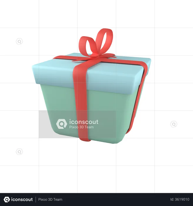 Caja de regalo  3D Illustration