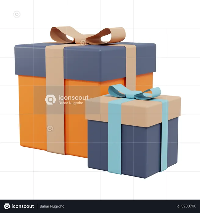 Caja de regalo  3D Illustration