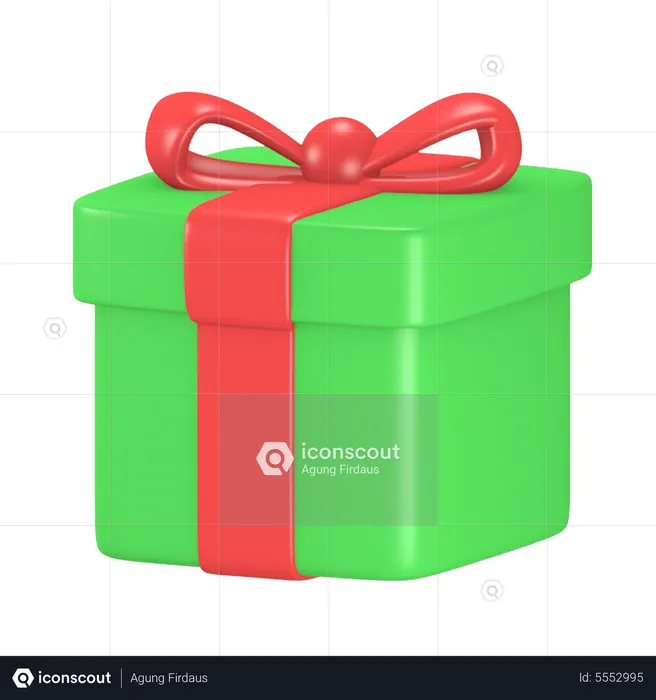 Caja de regalo  3D Icon