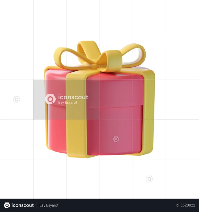 Caja de regalo  3D Icon