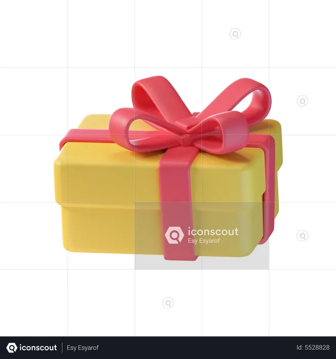 Caja de regalo  3D Icon