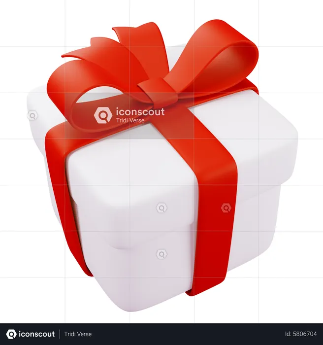 Caja de regalo  3D Icon