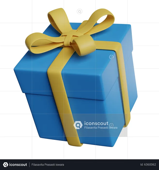 Caja de regalo  3D Icon