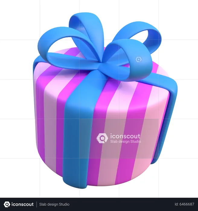 Caja de regalo  3D Icon