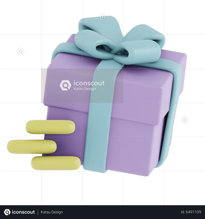 Caja de regalo  3D Icon