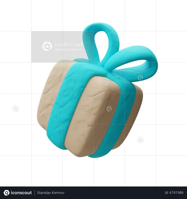 Caja de regalo  3D Icon