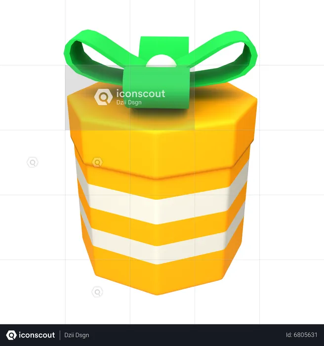 Caja de regalo  3D Icon