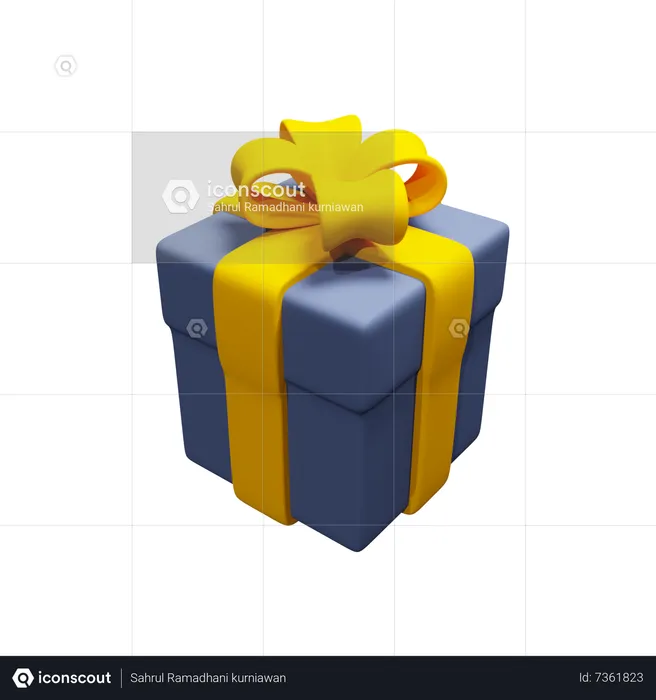 Caja de regalo  3D Icon