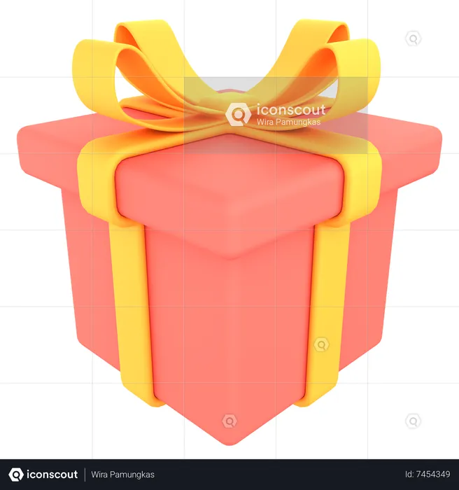 Caja de regalo  3D Icon