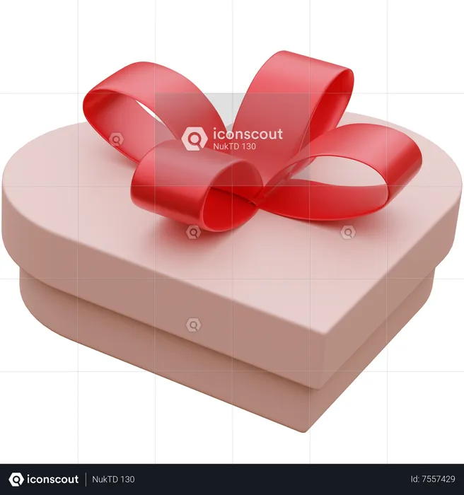 Caja de regalo  3D Icon