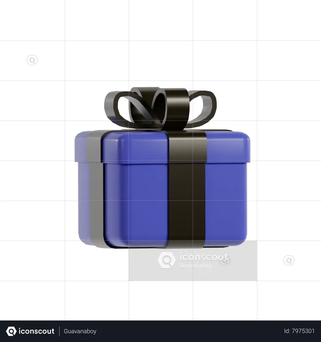 Caja de regalo  3D Icon