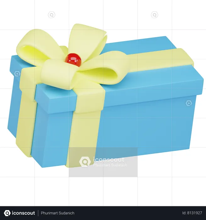 Caja de regalo  3D Icon