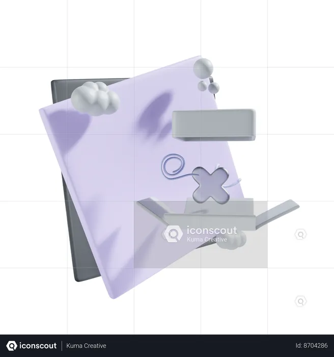 Caja vacia  3D Icon