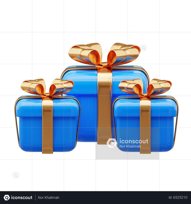 Cajas de regalo  3D Icon