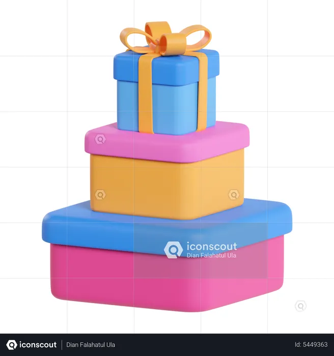 Cajas de regalo  3D Icon