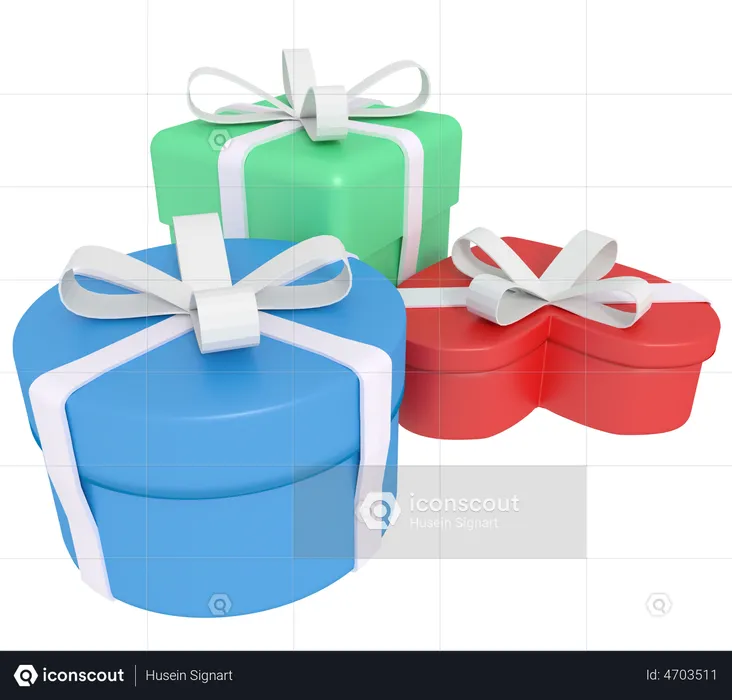 Cajas de regalo  3D Icon