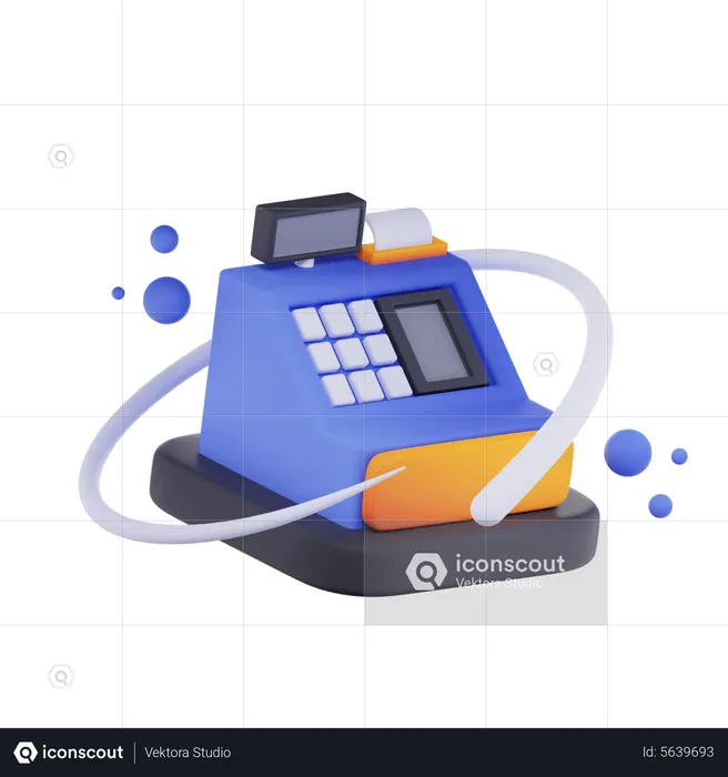 Cajero automático  3D Icon