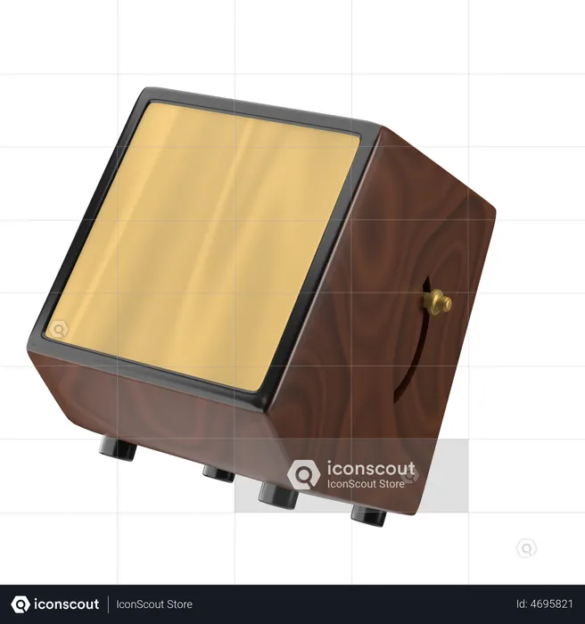 Cajon  3D Icon