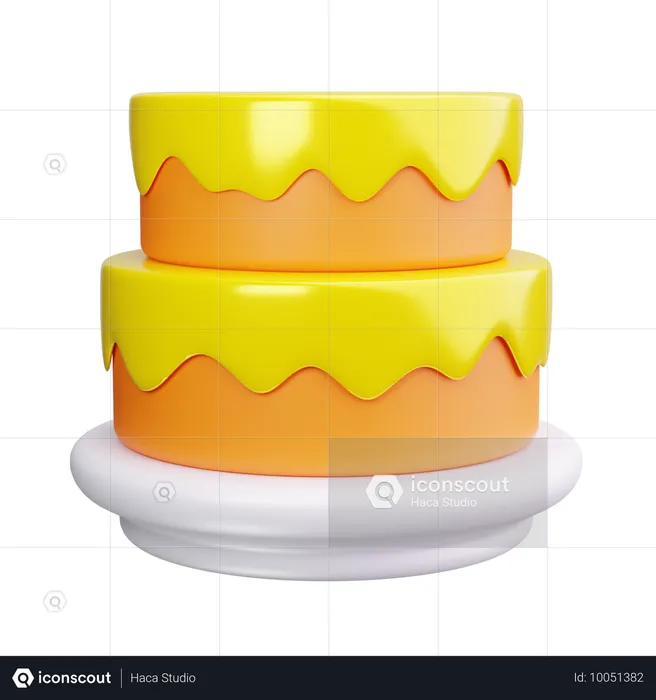 Cake  3D Icon