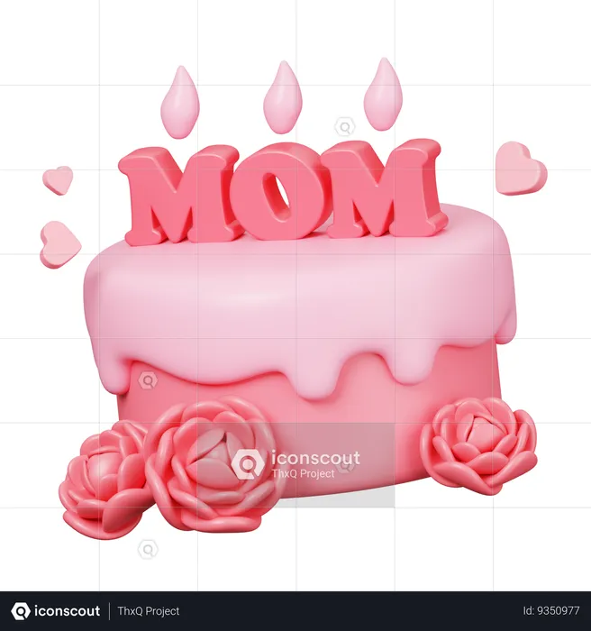 Cake  3D Icon