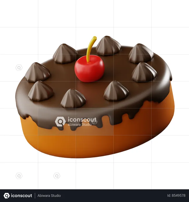 Cake  3D Icon